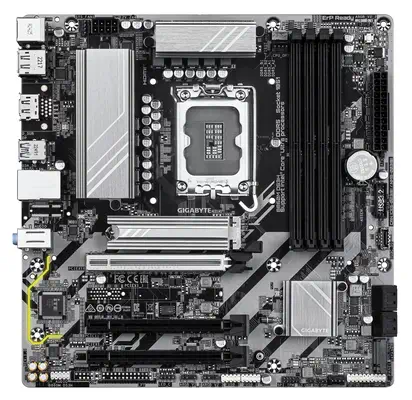 B860M DS3H Carte mère - Processeurs Intel Core Ultra, VRM 5+1+2+1 phases, jusqu'à 9066MHz DDR5, 1xPC - Gigabyte - visuel 2