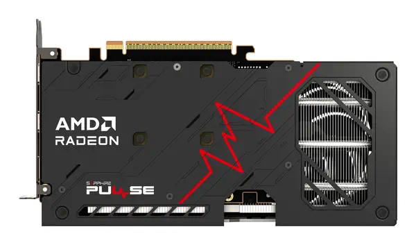 PULSE AMD Radeon RX 9060 XT 16GB GPU - Sapphire - Carte graphique - visuel 5