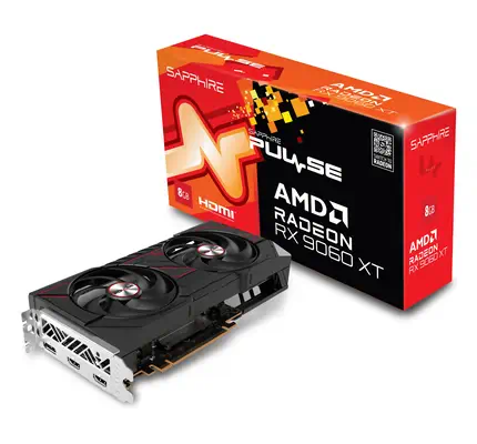 Sapphire PULSE AMD Radeon RX 9060 XT 8GB GPU 8 Go GDDR6 - Carte graphique - visuel 8