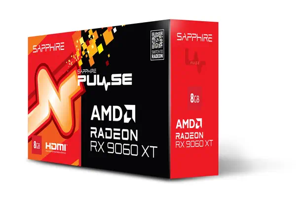 Sapphire PULSE AMD Radeon RX 9060 XT 8GB GPU 8 Go GDDR6 - Carte graphique - visuel 7