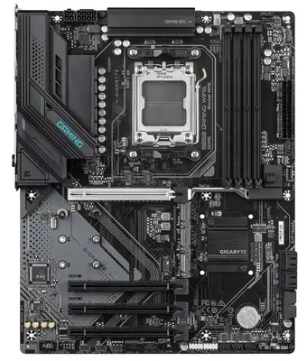 B850 GAMING WIFI6 Carte Mère - AMD Ryzen 9000 Series CPUs, VRM numérique 6+2+2 phases, jusqu'à 8200M - Gigabyte - Carte mère - visuel 2