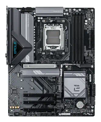 B850 EAGLE WIFI6E Carte Mère - AMD Ryzen 9000 Series CPUs, VRM numérique 8+2+2 phases, jusqu'à 8200M - Gigabyte - Carte mère - visuel 2