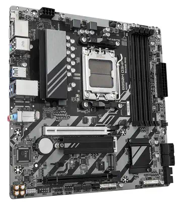 B850M D3HP Carte Mère - Processeurs AMD Ryzen Série 9000, 5+2+2 phases VRM numériques, jusqu'à 8200M - Gigabyte - Carte mère - visuel 3