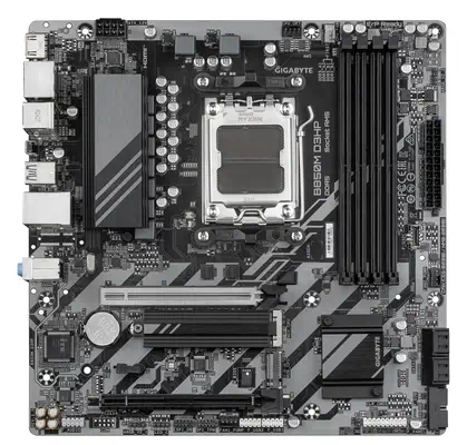 B850M D3HP Carte Mère - Processeurs AMD Ryzen Série 9000, 5+2+2 phases VRM numériques, jusqu'à 8200M - Gigabyte - Carte mère - visuel 2