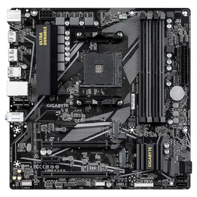 B550M DS3H R2 Carte mère - Processeurs AMD Ryzen 5000, VRM 5+3 phases, jusqu'à 4733 MHz DDR4 (O.C.), - Gigabyte - visuel 2