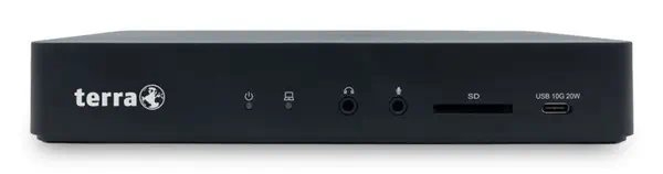 TERRA 1480375 station d'accueil Avec fil USB 3.2 Gen 1 (3.1 Gen 1) Type-C Noir - Station d'accueil pour portable - visuel 1