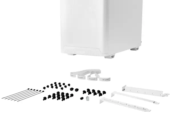 Pure Base 501 Blanc | Boîtier PC vitré, Mini ATX / Micro ATX / ATX, 2 ventilateurs Pure Wings 3 140  - be quiet! - Boitier - visuel 8