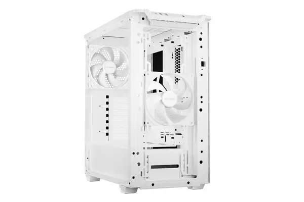 Pure Base 501 Blanc | Boîtier PC vitré, Mini ATX / Micro ATX / ATX, 2 ventilateurs Pure Wings 3 140  - be quiet! - Boitier - visuel 3