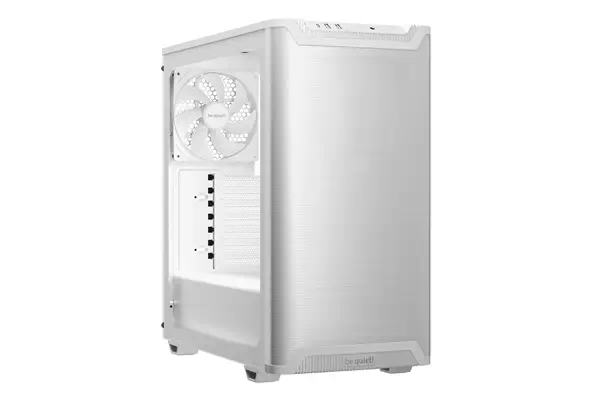 Pure Base 501 Blanc | Boîtier PC vitré, Mini ATX / Micro ATX / ATX, 2 ventilateurs Pure Wings 3 140  - be quiet! - Boitier - visuel 1