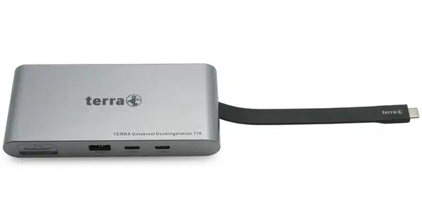 TERRA MOBILE Dockingstation 770 USB-C Dual Display - Station d'accueil pour portable - visuel 2