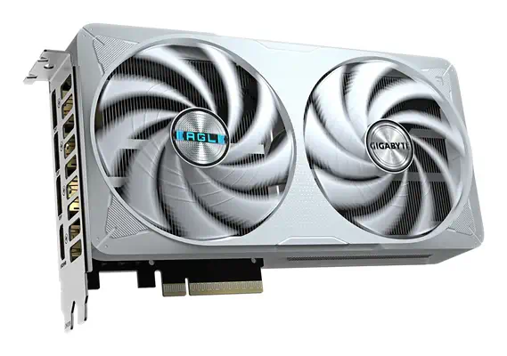 GeForce RTX 5060 Ti EAGLE OC ICE 8G Carte Graphique – 8 Go GDDR7, 128 bits, PCI-E 5.0, 2617 MHz Fréq - Gigabyte - Carte graphique - visuel 3