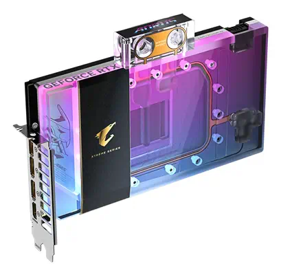 AORUS GeForce RTX 5090 XTREME WATERFORCE WB 32G Carte Graphique - 32 Go GDDR7, 512 bits, PCI-E 5.0,  - Gigabyte - Carte graphique - visuel 5