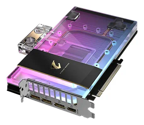 AORUS GeForce RTX 5090 XTREME WATERFORCE WB 32G Carte Graphique - 32 Go GDDR7, 512 bits, PCI-E 5.0,  - Gigabyte - Carte graphique - visuel 4