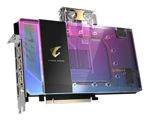 AORUS GeForce RTX 5090 XTREME WATERFORCE WB 32G Carte Graphique - 32 Go GDDR7, 512 bits, PCI-E 5.0,  - Gigabyte - Carte graphique - visuel 3