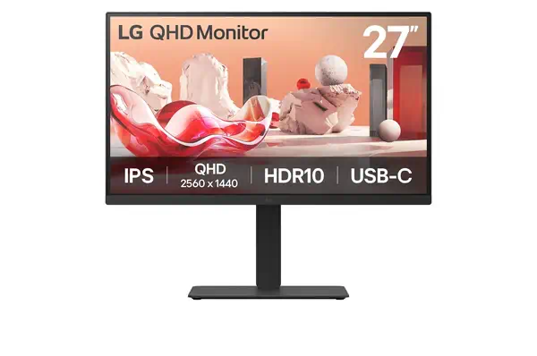 LG 27BA75QB-B.AEU écran plat de PC 68,6 cm (27") 2560 x 1440 pixels Wide Quad HD LED Noir - Ecran Ordinateur - visuel 1