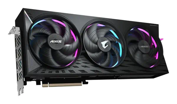 AORUS Radeon RX 9070 XT ELITE 16G Carte Graphique - 16 Go GDDR6, 256 bits, PCI-E 5.0, 3100 MHz Fréqu - Gigabyte - Carte graphique - visuel 3
