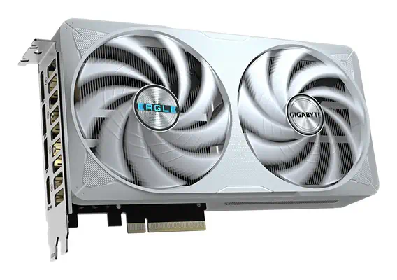 GeForce RTX 5060 Ti EAGLE OC ICE 16G Carte Graphique – 16 Go GDDR7, 128 bits, PCI-E 5.0, 2617 MHz Fr - Gigabyte - Carte graphique - visuel 3