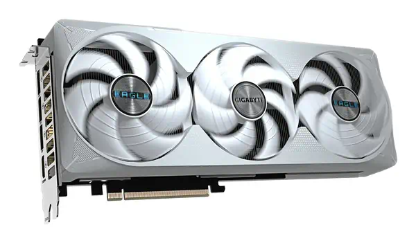 GeForce RTX 5070 Ti EAGLE OC ICE SFF 16G Carte Graphique - 16 Go GDDR7, 256 bits, PCI-E 5.0, 2542 MH - Gigabyte - Carte graphique - visuel 3