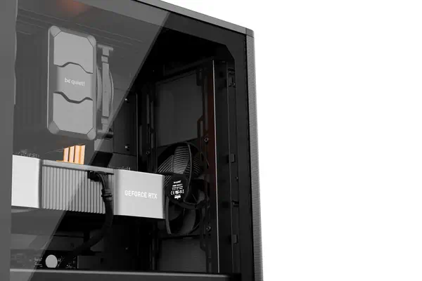 Pure Base 501 Noir | Boîtier PC vitré , Mini ATX / Micro ATX / ATX, 2 ventilateurs Pure Wings 3 140  - be quiet! - Boitier - visuel 7