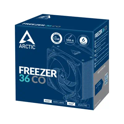 ARCTIC Freezer 36 CO Processeur Refroidisseur d'air 12 cm Noir, Argent 1 pièce(s) - Accessoire - visuel 6