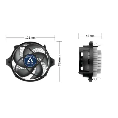 ARCTIC Alpine 23 CO Processeur Refroidisseur d'air 9 cm Aluminium, Noir 1 pièce(s) - Accessoire - visuel 8