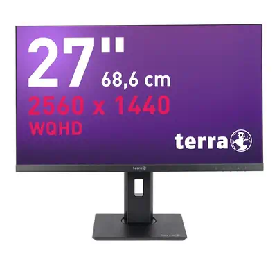 TERRA 3030223 écran plat de PC 68,6 cm (27") 2560 x 1440 pixels Wide Quad HD LCD Noir - Ecran Ordinateur - visuel 1