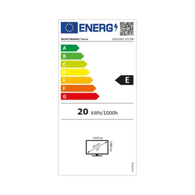 LCD/LED 2727W HA IPS V3 black HDMI/DP/USB-C, GREENLINE PLUS - TERRA - Ecran Ordinateur - visuel 1