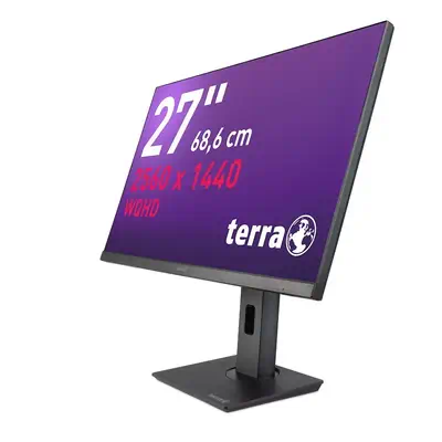 TERRA 3030231 écran plat de PC 68,6 cm (27") 2560 x 1440 pixels Wide Quad HD LED Noir - Ecran Ordinateur - visuel 3