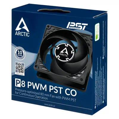 ARCTIC P8 PWM PST CO Boitier PC Ventilateur 8 cm Noir - Accessoire - visuel 6
