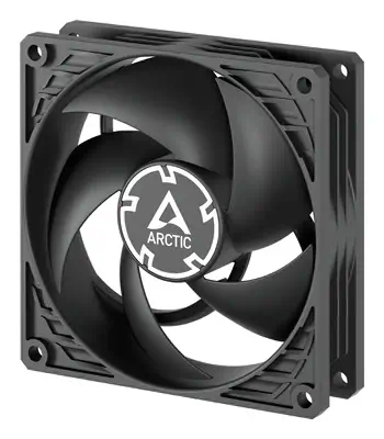 ARCTIC P9 PWM PST Boitier PC Ventilateur 9,2 cm Noir 1 pièce(s) - Accessoire - visuel 1