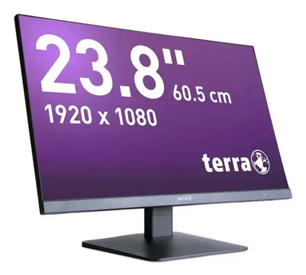 TERRA 3030261 écran plat de PC 60,5 cm (23.8") 1920 x 1080 pixels Full HD LCD Noir - Ecran Ordinateur - visuel 3