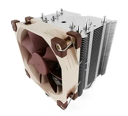 Noctua NH-U9S système de refroidissement d’ordinateur Processeur Refroidisseur 9,2 cm Marron, Métall - Accessoire - visuel 3