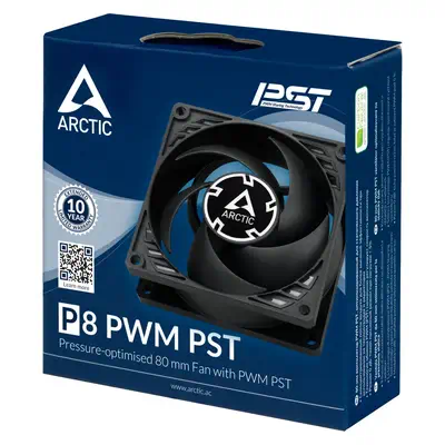ARCTIC P8 PWM PST Boitier PC Ventilateur 8 cm Noir - Accessoire - visuel 6