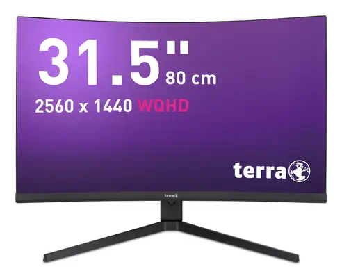 TERRA 3285W écran plat de PC 80 cm (31.5") 2560 x 1440 pixels Wide Quad HD LCD Noir - Ecran Ordinateur - visuel 7