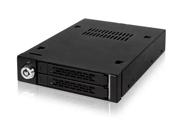 Icy Dock MB992SK-B Station d'accueil de disques de stockage - Adaptateur stockage - visuel 1