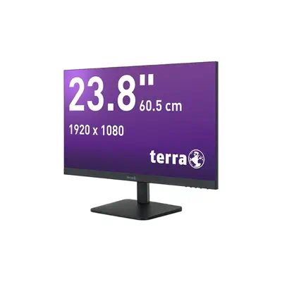 TERRA 2427W écran plat de PC 60,5 cm (23.8") 1920 x 1080 pixels Full HD LCD Noir - Ecran Ordinateur - visuel 2
