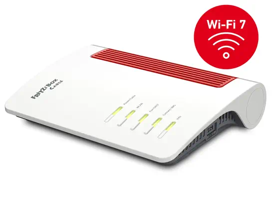 Box FRITZ! 6670 routeur sans fil Bi-bande (2,4 GHz / 5 GHz) Blanc - Routeur - visuel 2