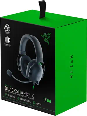 Razer Blackshark V2 X Casque Avec fil Arceau Gaming Noir, Vert - Casque Micro - visuel 7