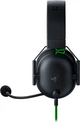 Razer Blackshark V2 X Casque Avec fil Arceau Gaming Noir, Vert - Casque Micro - visuel 2