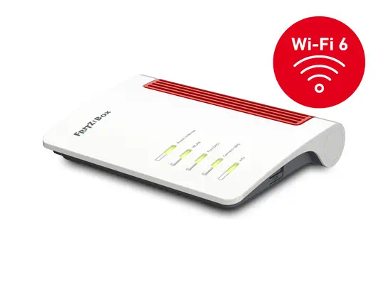 Box 4050 routeur sans fil Gigabit Ethernet Bi-bande (2,4 GHz / 5 GHz) Noir, Blanc - FRITZ! - Routeur - visuel 2