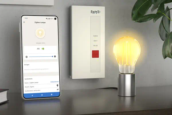 FRITZ! Smart Gateway Sans fil Blanc - Webcam - visuel 4