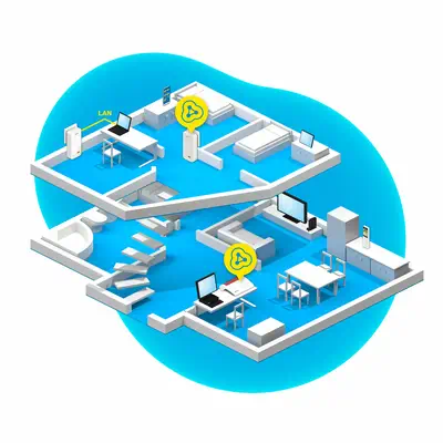 Powerline 1240 AX WLAN Set 1200 Mbit/s Ethernet/LAN Wifi Blanc 2 pièce(s) - FRITZ! - Routeur - visuel 4