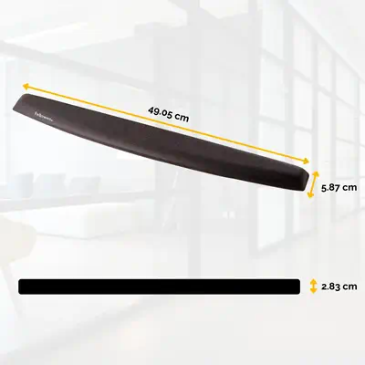 Fellowes 9178201 repose-poignet Gel, Polyuréthane Noir - Produit ergonomique - visuel 2