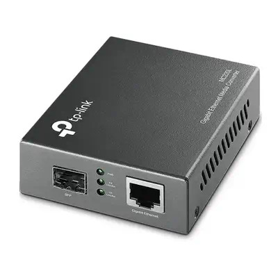 TP-Link Omada MC220L convertisseur de support réseau 1000 Mbit/s Multimode, Monomode Noir - Accessoire Réseau - visuel 1
