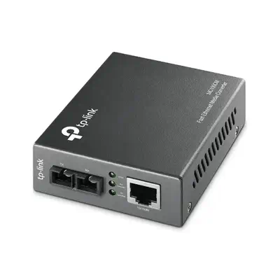 TP-Link Omada MC100CM convertisseur de support réseau 100 Mbit/s 1310 nm Multimode Noir - Carte Réseau - visuel 1