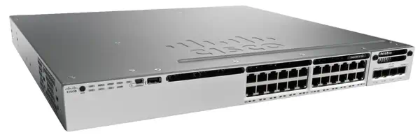 Cisco Catalyst WS-C3850-24T-L commutateur réseau Géré L3 Gigabit Ethernet (10/100/1000) Noir, Gris - Switchs et Hubs - visuel 1