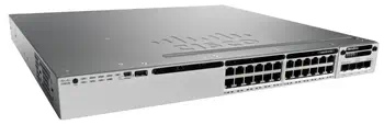 Cisco Catalyst WS-C3850-24T-L commutateur réseau Géré L3 Gigabit Ethernet (10/100/1000) Noir, Gris livraison gratuite