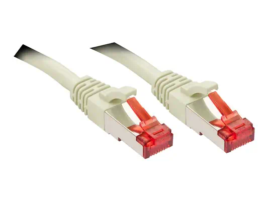 LINDY Cat.6 S/FTP Cable grey 5m Patchcable - Lindy - Câble RJ et Fibre optique - visuel 1