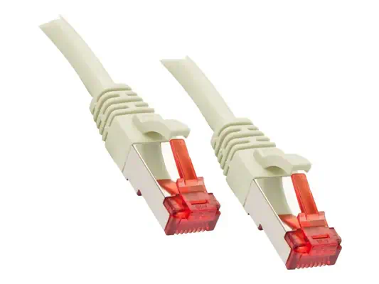 LINDY Cat.6 S/FTP Cable grey 20m Patchcable - Lindy - Câble RJ et Fibre optique - visuel 1