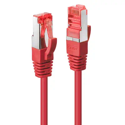 Lindy Câble réseau Rouge Cat.6 S/FTP, 2m - Carte Réseau - visuel 1